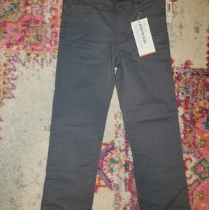 Old Navy 5T Boy's Charcoal Built-in-Flex Chino's